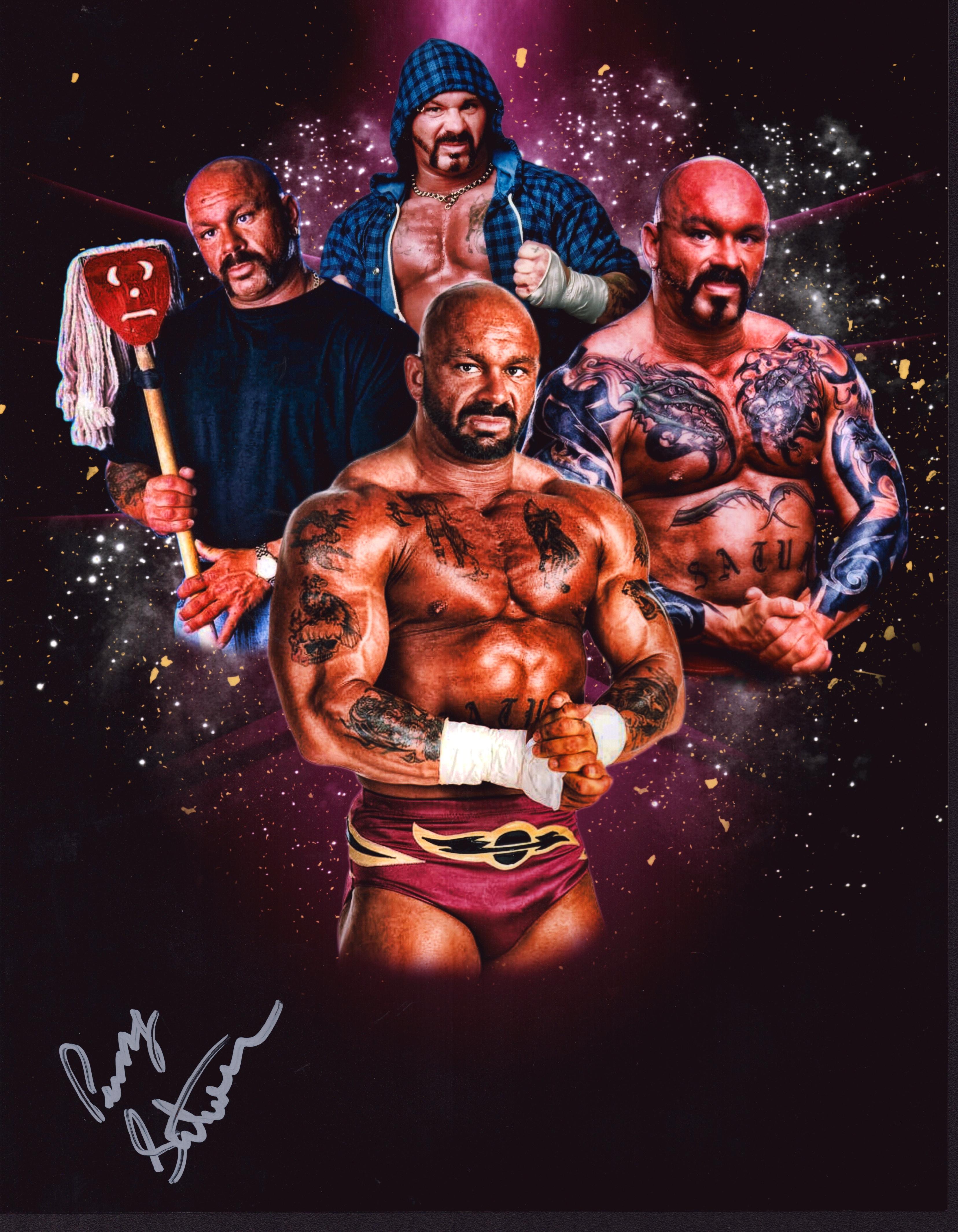 Perry Saturn Signed 11x14 Photo Signed By Superstars