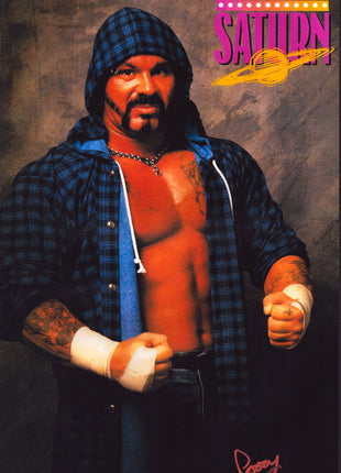 Perry Saturn signed 11x17 Photo