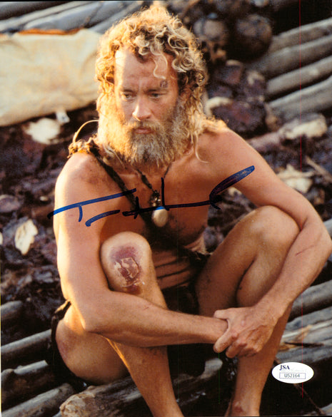 Tom Hanks (Castaway) signed 8x10 Photo (w/ JSA)