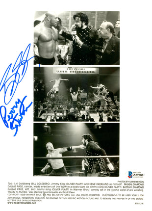 Bill Goldberg Perry Saturn Dual signed 8x10 Photo (w/ Beckett)