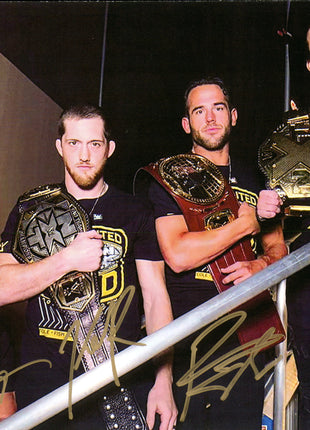 Adam Cole, Bobby Fish, Kyle O'Reilly & Roderick Strong quad signed 8x10 Photo (w/ JSA)