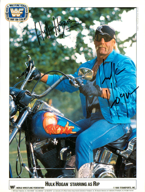 Hulk Hogan signed 8x10 Photo