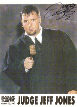 Judge Jeff Jones signed 8x10 Photo