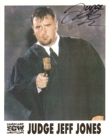 Judge Jeff Jones signed 8x10 Photo