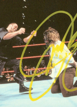 Mankind signed 1999 Comic Image WWF Trading Card