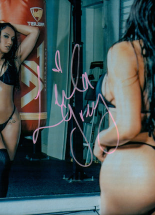 Leila Gray signed Metallic 8x10 Photo