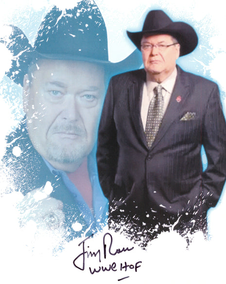 Jim Ross signed 8x10 Photo