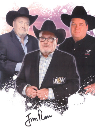 Jim Ross signed 8x10 Photo