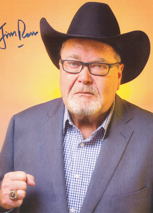 Jim Ross signed 8x10 Photo