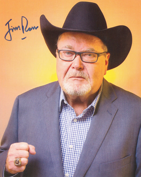 Jim Ross signed 8x10 Photo