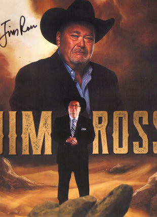 Jim Ross signed 8x10 Photo