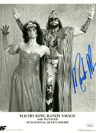 Macho Man Randy Savage signed 8x10 Photo (w/ JSA)