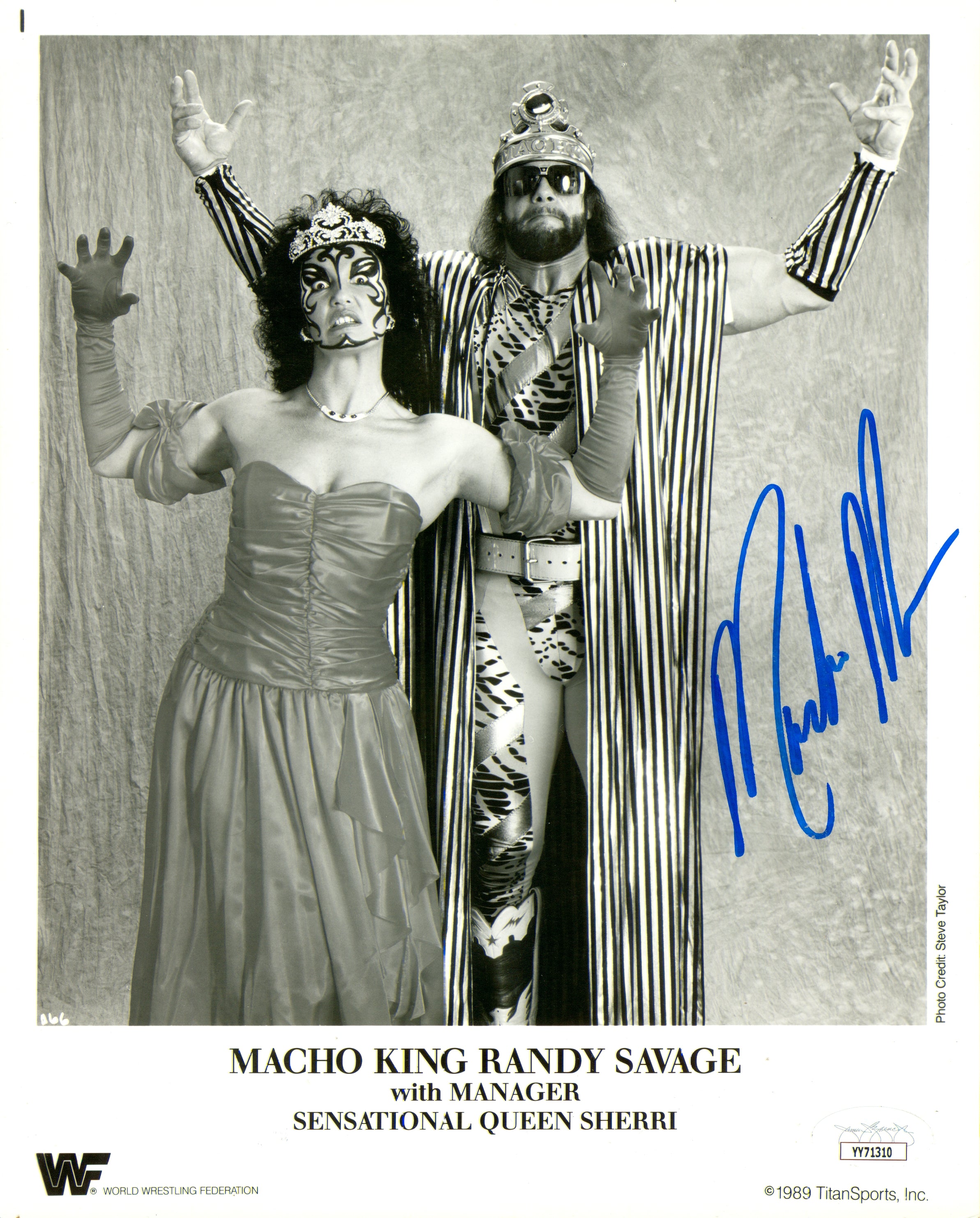 Mach Man Randy Cabbage Macho Man Randy Savage signed 8x10 Photo (w/ JSA) – Signed By Superstars