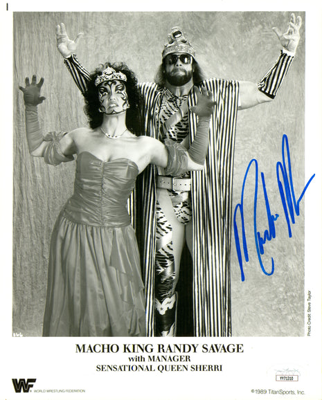 Macho Man Randy Savage signed 8x10 Photo (w/ JSA)