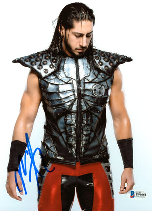 Mustafa Ali signed 8x10 Photo (w/ Beckett)