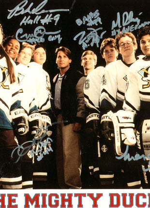 Mighty Ducks multi-signed 8x10 Photo (w/ JSA)