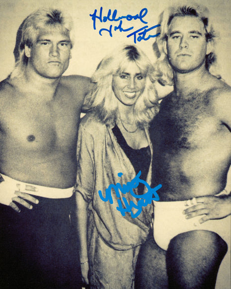 Hollywood John Tatum Missy Hyatt Dual signed 8x10 Photo