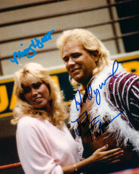 John Tatum Missy Hyatt Dual signed 8x10 Photo