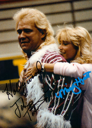 John Tatum Missy Hyatt Dual signed 8x10 Photo