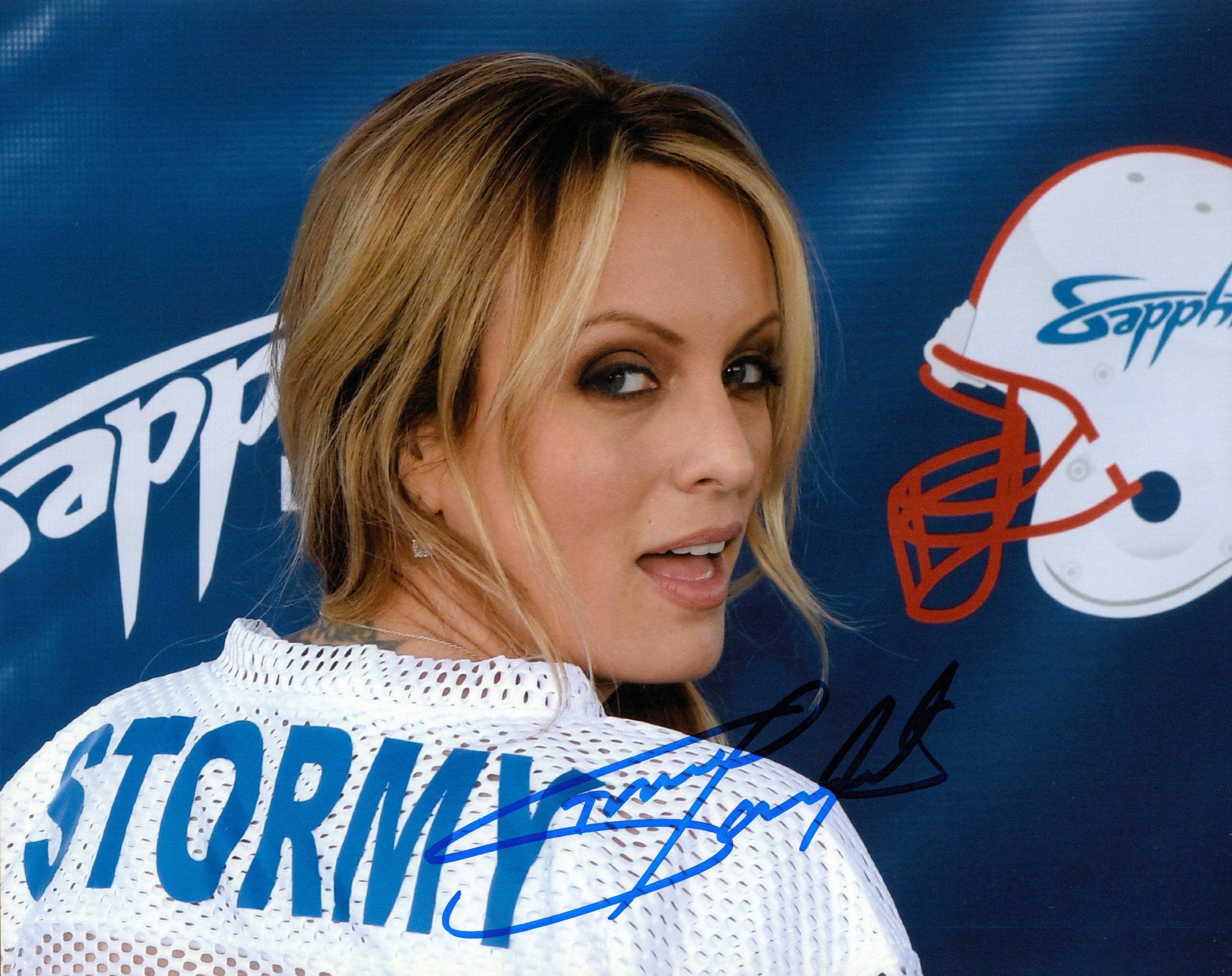 Stormy Daniels signed 8x10 Photo – Signed By Superstars