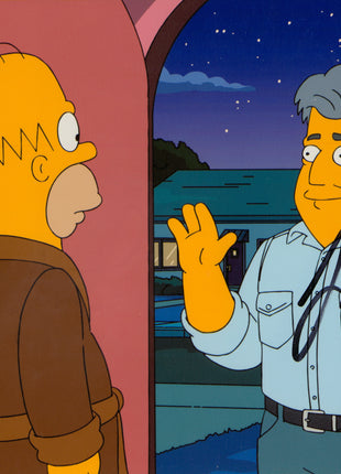 Jay Leno (Simpsons) signed 8x10 Photo