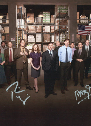 Rainn Wilson & Brian Baumgartner (The Office) dual signed 8x10 Photo (w/ JSA)