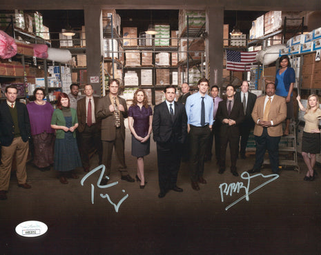 Rainn Wilson & Brian Baumgartner (The Office) dual signed 8x10 Photo (w/ JSA)