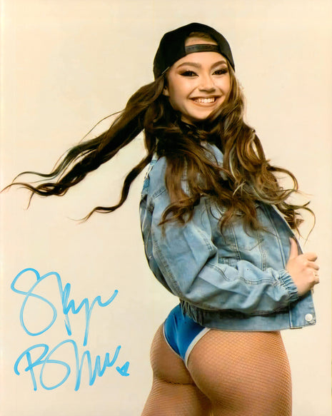 Skye Blue signed 8x10 Photo