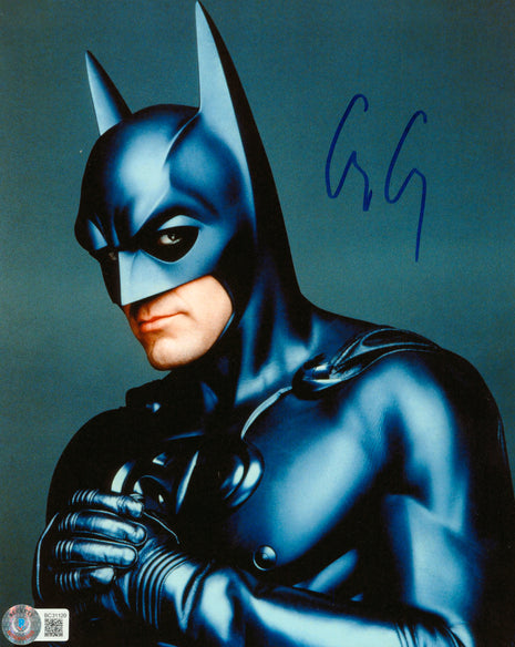 George Clooney (Batman) signed 8x10 Photo (w/ Beckett)