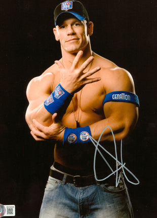 John Cena signed 8x10 Photo (w/ Beckett)