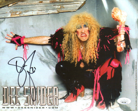 Dee Snider (Twisted Sister) signed 8x10 Photo (w/ JSA)