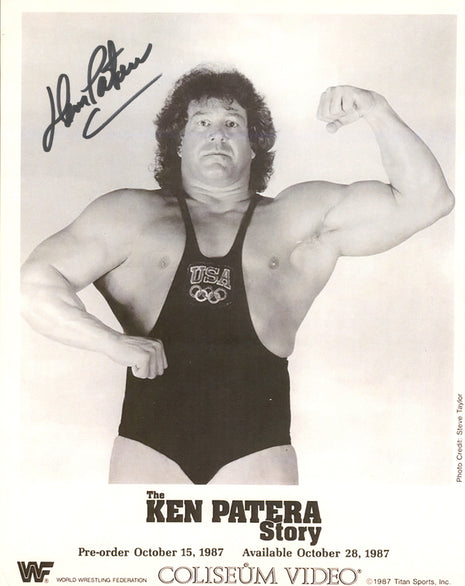 Ken Patera signed 8x10 Photo