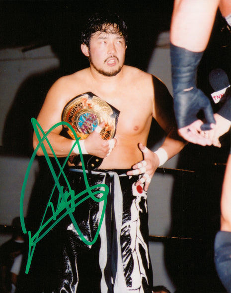 Tajiri signed 8x10 Photo