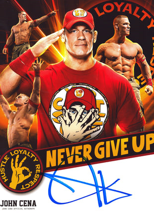 John Cena signed 11x14 Photo