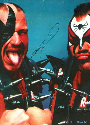 Road Warriors - Hawk & Animal dual signed Variant Comic 1999 (w/ JSA)