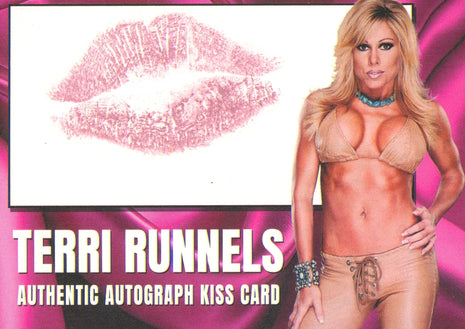 Terri Runnels signed Kiss Card