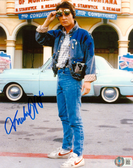 Michael J Fox signed 8x10 Photo (w/ Beckett)