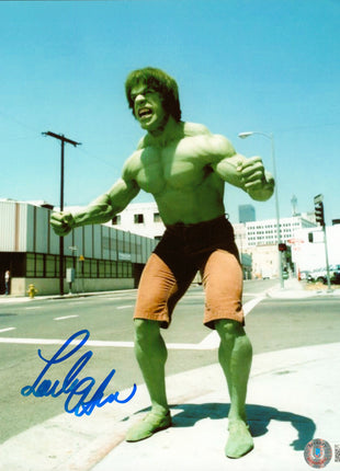 Lou Ferrigno (Hulk) signed 8x10 Photo (w/ Beckett)