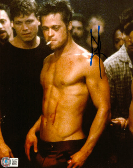 Brad Pitt (Fight Club) signed 8x10 Photo (w/ Beckett)