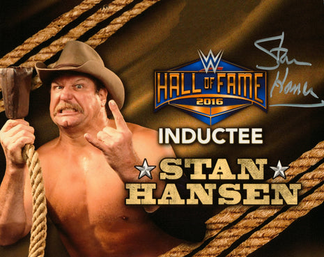 Stan Hansen signed 8x10 Photo