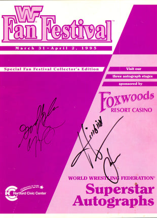 Multi-signed WWF Fan Festival 1995 Event Program