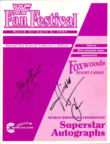 Multi-signed WWF Fan Festival 1995 Event Program