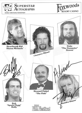 Multi-signed WWF Fan Festival 1995 Event Program