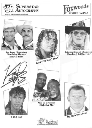 Multi-signed WWF Fan Festival 1995 Event Program