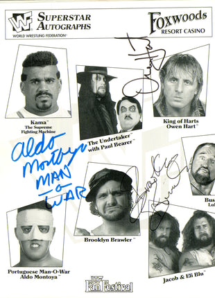 Multi-signed WWF Fan Festival 1995 Event Program