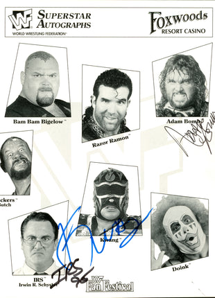 Multi-signed WWF Fan Festival 1995 Event Program