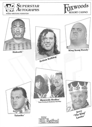 Multi-signed WWF Fan Festival 1995 Event Program