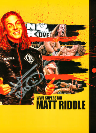 Matt Riddle signed 8x10 Photo