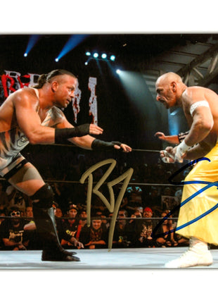 Rob Van Dam & Sabu dual signed 8x10 Photo