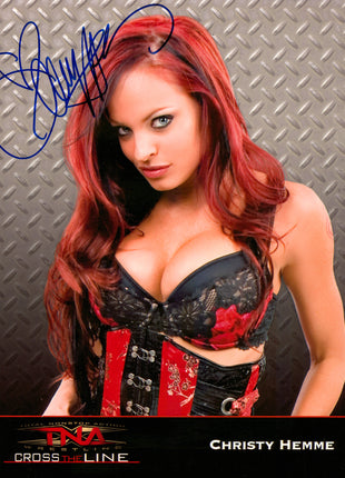 Christy Hemme signed 8x10 Photo